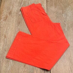 Anthropologie Maeve Collette Orange Pants